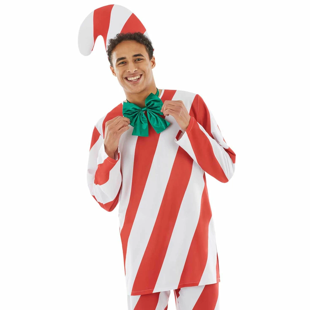 Funshack Candy Cane Man Costume 4 Funshack Candy Cane Man Costume