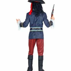 Widmann Caribbean Pirate Captain Costume Men's Pirate Costumes 9 Widmann Caribbean Pirate Captain Costume Men's Pirate Costumes