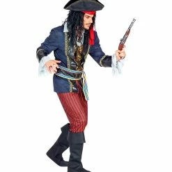 Widmann Caribbean Pirate Captain Costume Men's Pirate Costumes 8 Widmann Caribbean Pirate Captain Costume Men's Pirate Costumes