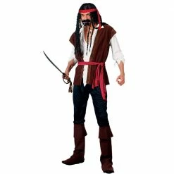 Wicked Caribbean Pirate Costume Men's