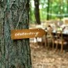Partydecor Ceremony Wooden Signpost - 36cm X 7.5cm Party Supplies