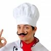Fiestas Guirca Uniform Costumes Chef Hat White 2 Fiestas Guirca Uniform Costumes Chef Hat White