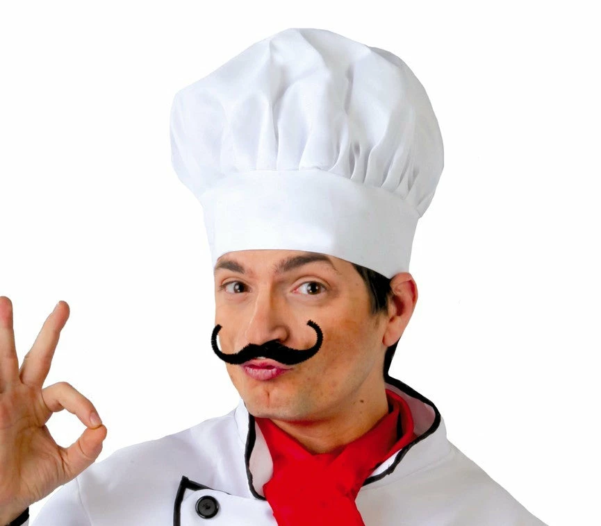 Fiestas Guirca Uniform Costumes Chef Hat White 3 Fiestas Guirca Uniform Costumes Chef Hat White