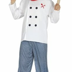 Fiestas Guirca Uniform Costumes Chef Costume Adult