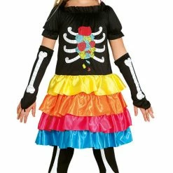 Fiestas Guirca Day Of The Dead Costumes Mexican Day Of The Dead Costume Girls