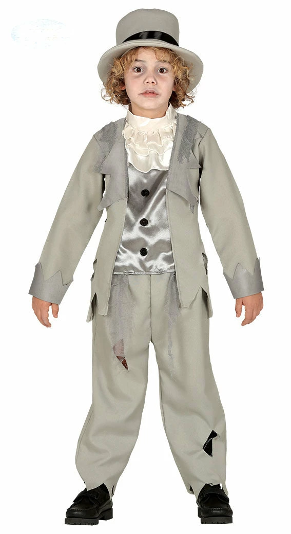 Fiestas Guirca Halloween Child Ghost Groom Costume 3 Fiestas Guirca Halloween Child Ghost Groom Costume