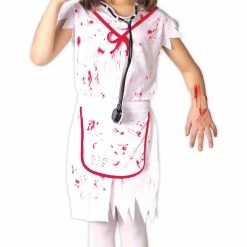 Wicked Zombie Nurse Girl's Costume Halloween