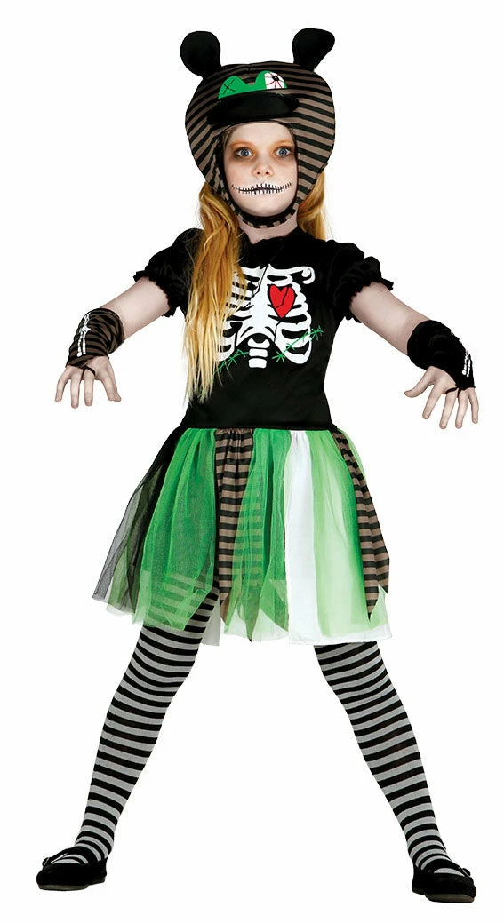 Fiestas Guirca Dead Teddy Costume Girls Halloween 3 Fiestas Guirca Dead Teddy Costume Girls Halloween