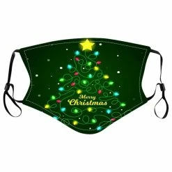 My Fancy Dress Christmas Tree Face Mask