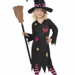 Smiffy's Cinder Witch Costume Girl Halloween