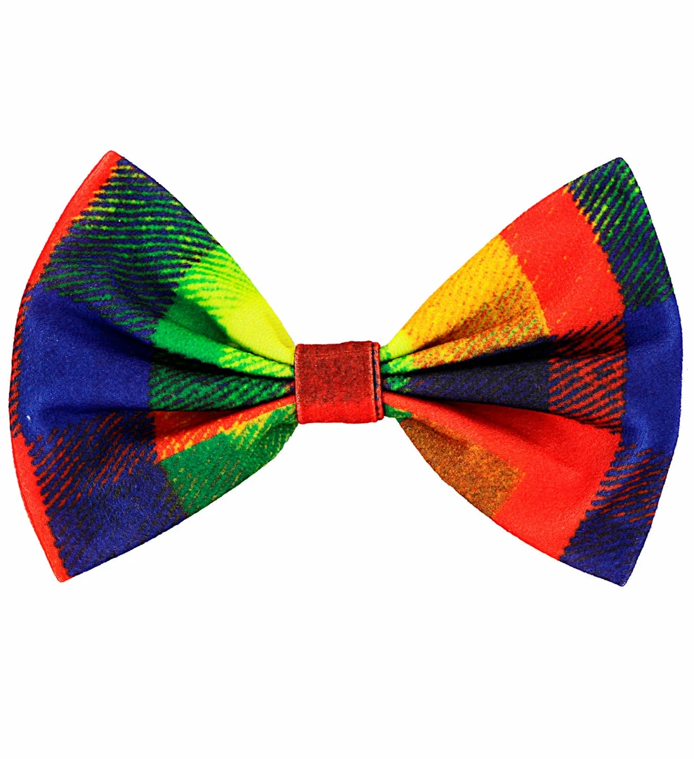Fiestas Guirca Clown Bow Tie Rainbow 6 Fiestas Guirca Clown Bow Tie Rainbow