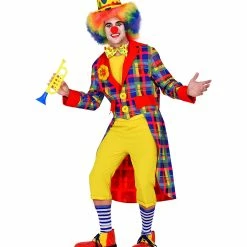 Widmann Clown Carnival Tailcoat Jacket Men's Clown & Circus