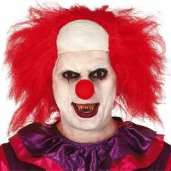 Fiestas Guirca Clown Headpiece Red Hair