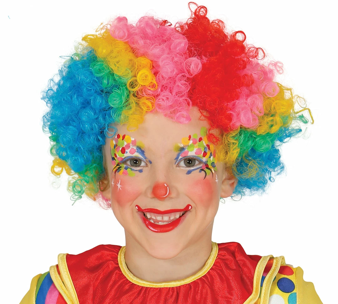 My Fancy Dress Clown & Circus Clown Rainbow Wig Child 3 My Fancy Dress Clown & Circus Clown Rainbow Wig Child