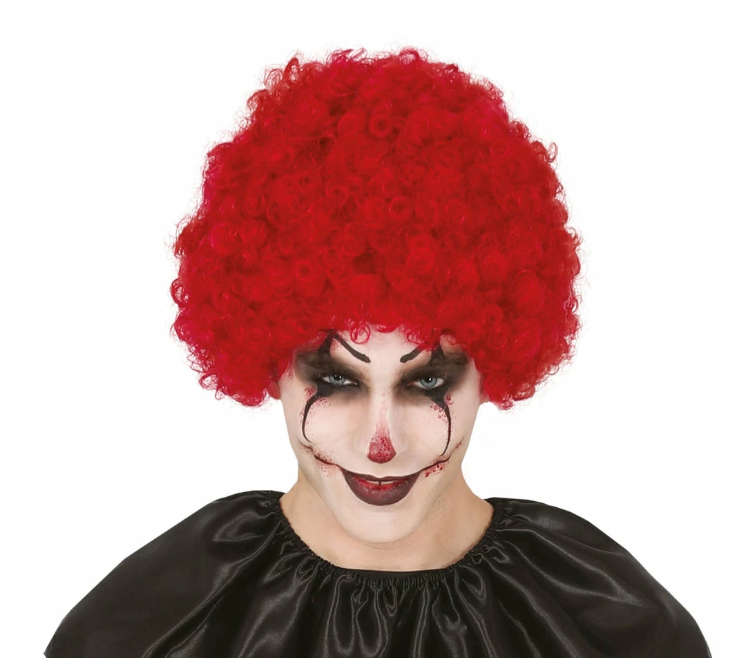 Bristol Clown & Circus Clown Red Pop Wig 3 Bristol Clown & Circus Clown Red Pop Wig