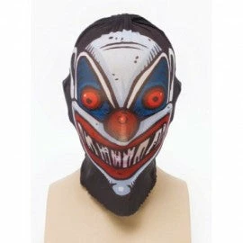 My Fancy Dress Clown & Circus Clown Tattoo Head Net Mask 3 My Fancy Dress Clown & Circus Clown Tattoo Head Net Mask