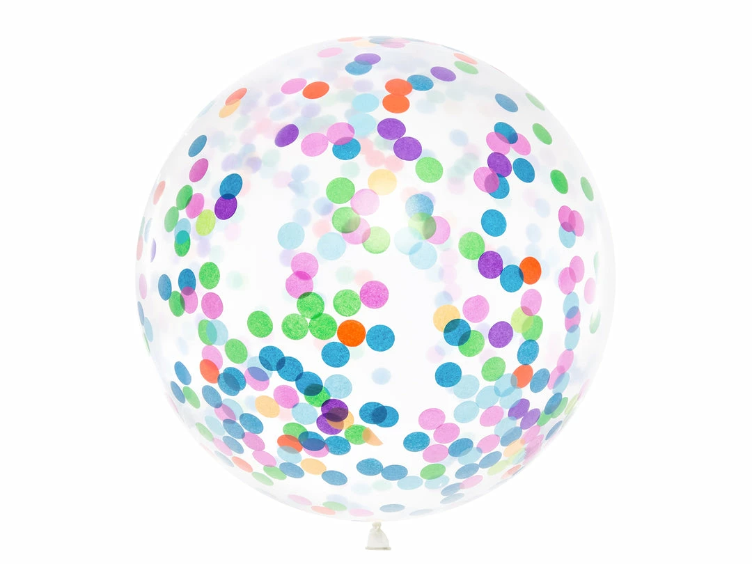 Partydecor Confetti Balloon 36" Party Supplies 3 Partydecor Confetti Balloon 36" Party Supplies