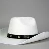 Bristol Western Costumes Cowboy Hat White Studded 2 Bristol Western Costumes Cowboy Hat White Studded