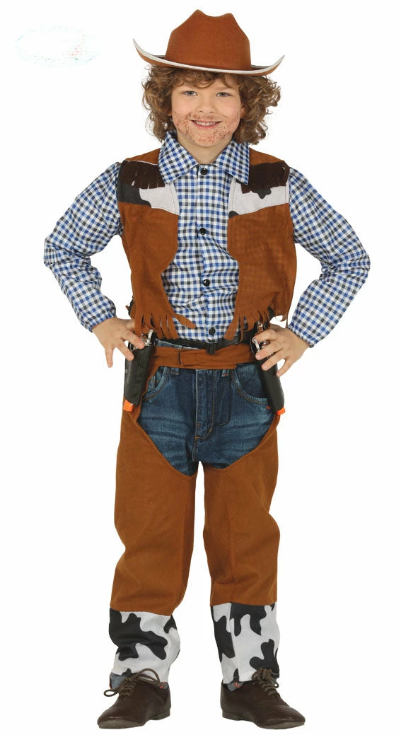 Fiestas Guirca Cowboy Or Cowgirl Children's Costume 2 Fiestas Guirca Cowboy Or Cowgirl Children's Costume