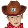 Fiestas Guirca Cowboy Hat Kids Brown Western Costumes