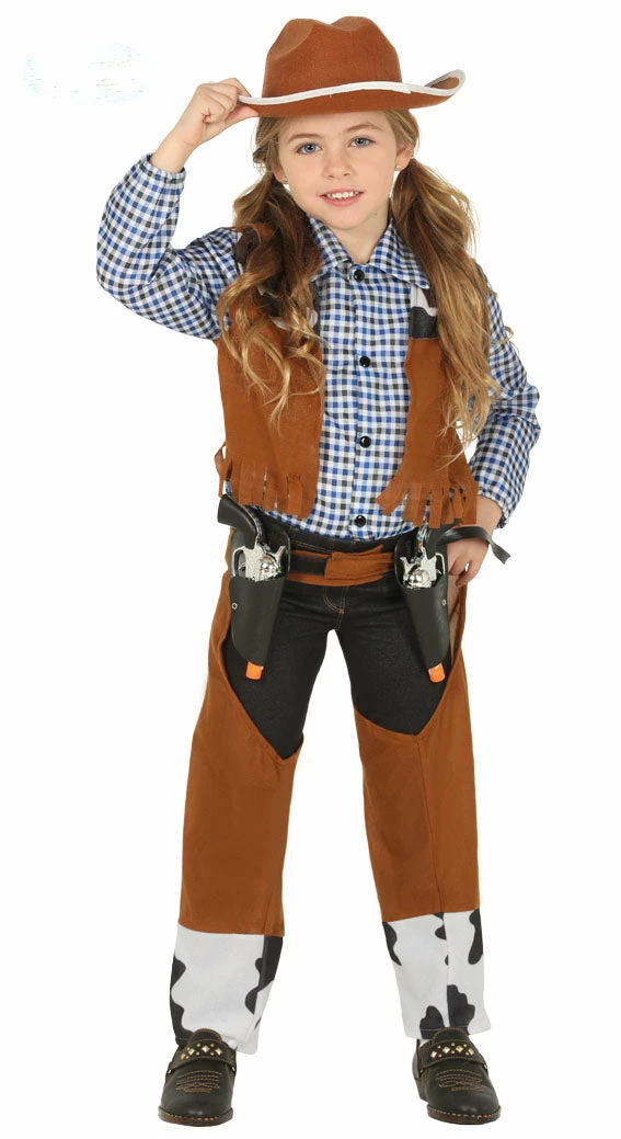 Fiestas Guirca Cowboy Or Cowgirl Children's Costume 3 Fiestas Guirca Cowboy Or Cowgirl Children's Costume