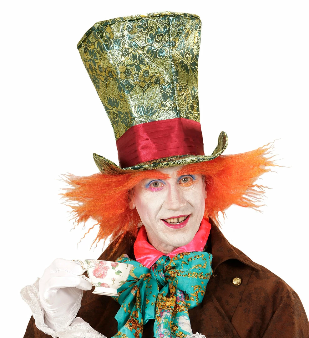 Widmann Deluxe Crazy Mad Hatter Hat Fairytale Costumes 3 Widmann Deluxe Crazy Mad Hatter Hat Fairytale Costumes