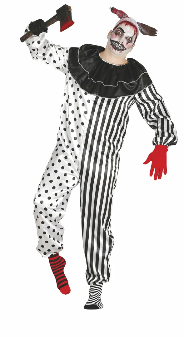 Fiestas Guirca Crazy Clown Costume Adult 3 Fiestas Guirca Crazy Clown Costume Adult