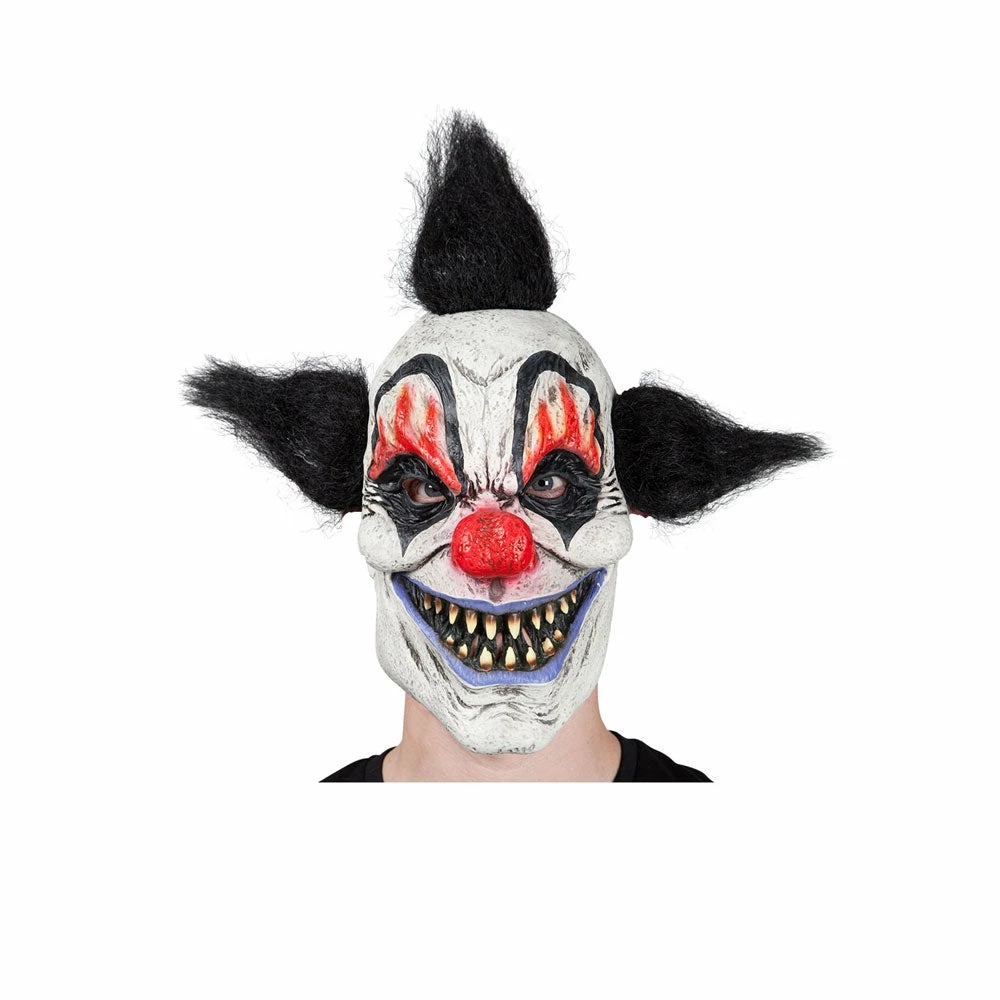 Wicked Crazy Clown Mask Clown & Circus 3 Wicked Crazy Clown Mask Clown & Circus