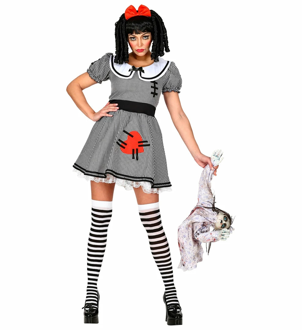 Widmann Creepy Doll Ladies Costume 3 Widmann Creepy Doll Ladies Costume
