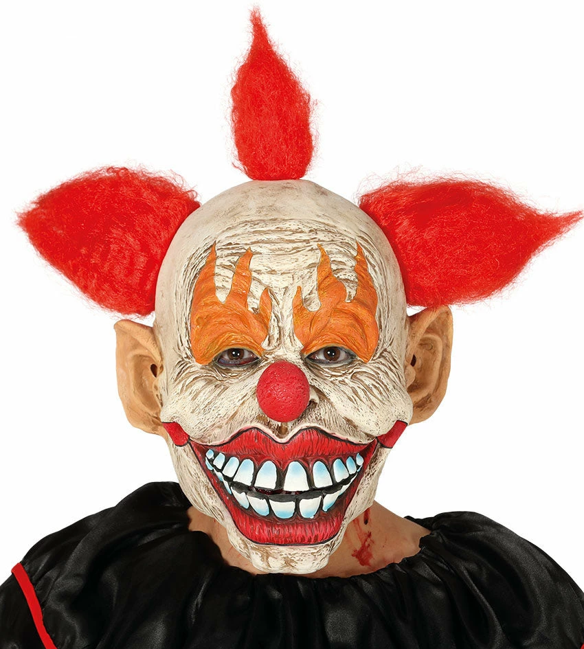 Fiestas Guirca Crispy Clown Mask Halloween Accessories 3 Fiestas Guirca Crispy Clown Mask Halloween Accessories