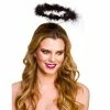 Wicked Dark Angel Feather Halo
