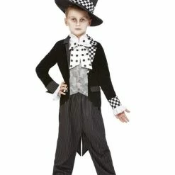 Smiffy's Dark Mad Hatter Costume Boy Halloween