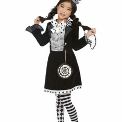 Smiffy's Dark Mad Hatter Costume Girl Halloween