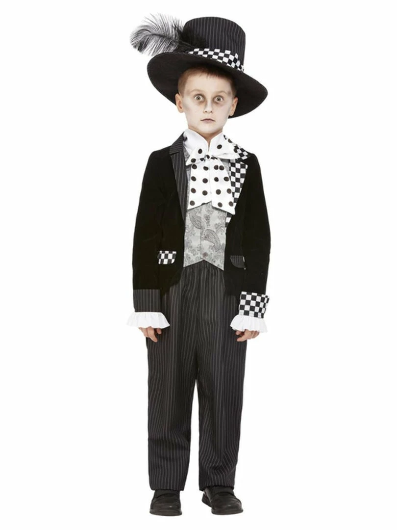 Smiffy's Dark Mad Hatter Costume Boy Halloween 4 Smiffy's Dark Mad Hatter Costume Boy Halloween