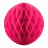 Partydecor Dark Pink Honeycomb Decoration 20cm 1 Partydecor Dark Pink Honeycomb Decoration 20cm