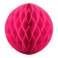Partydecor Dark Pink Honeycomb Decoration 20cm