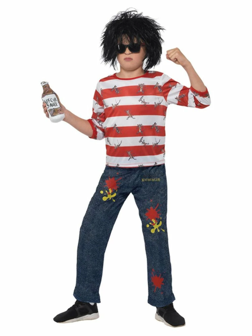 Smiffy's David Walliams Ratburger Costume Childs 3 Smiffy's David Walliams Ratburger Costume Childs
