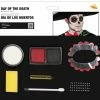 Fiestas Guirca Day Of The Dead Face Paint Make Up Kit 1 Fiestas Guirca Day Of The Dead Face Paint Make Up Kit