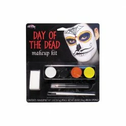 Wicked Halloween Accessories Day Of The Dead Moustache Man Face Paint Kit