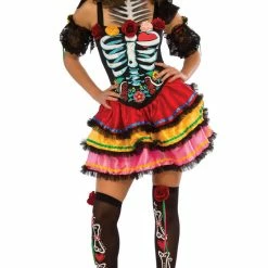 Rubies Halloween Day Of The Dead Senorita Costume Women's