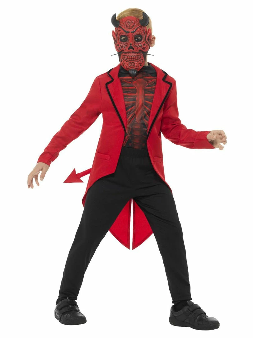 Smiffy's Halloween Day Of The Dead Devil Costume Boys 3 Smiffy's Halloween Day Of The Dead Devil Costume Boys