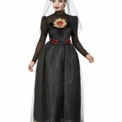 Smiffy's Day Of The Dead Sacred Heart Bride Costume Adult Halloween