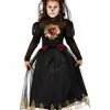 Smiffy's Day Of The Dead Sacred Heart Bride Costume Girl