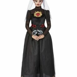 Smiffy's Day Of The Dead Sacred Heart Bride Costume Adult Halloween