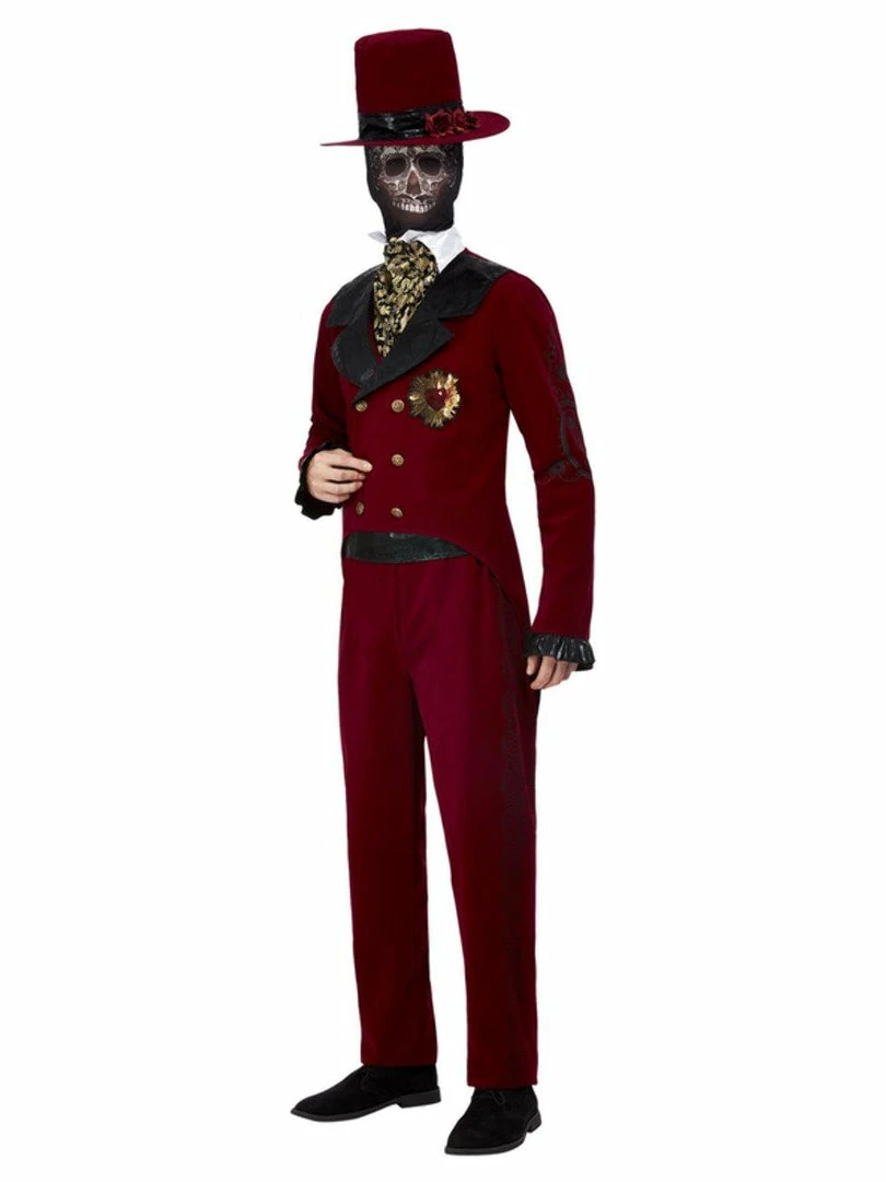 Smiffy's Halloween Day Of The Dead Sacred Heart Groom Costume 3 Smiffy's Halloween Day Of The Dead Sacred Heart Groom Costume
