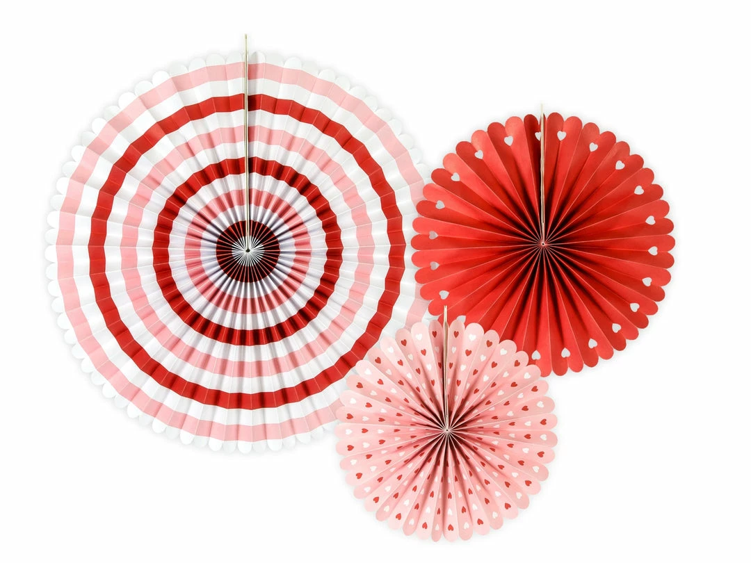 Partydecor Decorative Rosettes Sweet Love Party Decorations Valentines 4 Partydecor Decorative Rosettes Sweet Love Party Decorations Valentines