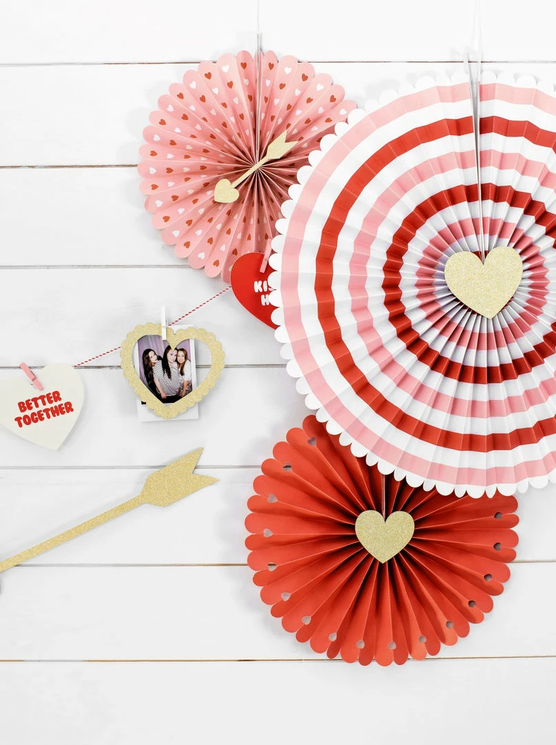 Partydecor Decorative Rosettes Sweet Love Party Decorations Valentines 5 Partydecor Decorative Rosettes Sweet Love Party Decorations Valentines