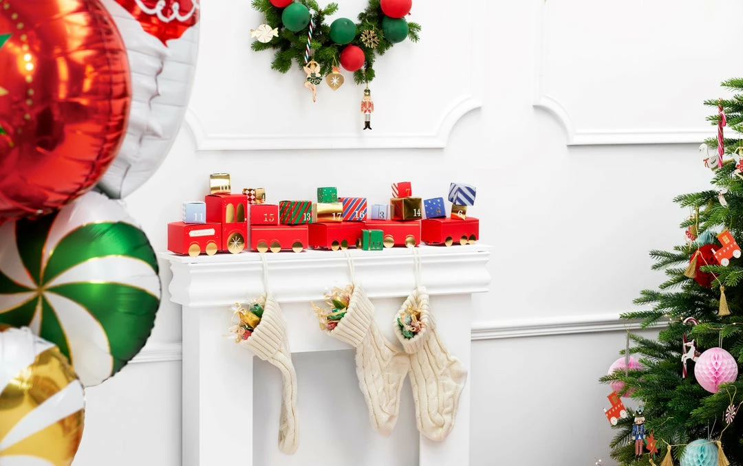 Partydecor Christmas Gift And Decoration Ideas Decorative Off-white Christmas Stocking 5 Partydecor Christmas Gift And Decoration Ideas Decorative Off-white Christmas Stocking