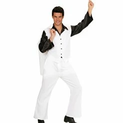Widmann Deluxe 70's Disco Fever Costume White