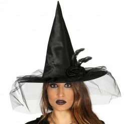 Fiestas Guirca Halloween Deluxe Black Witch Hat